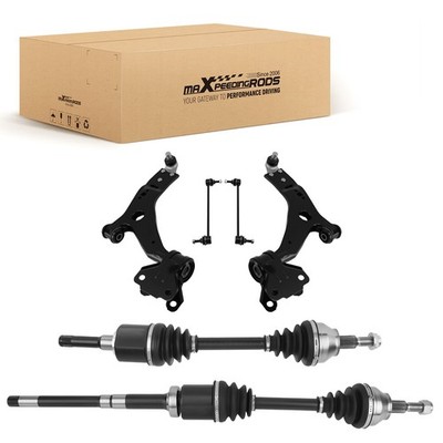 6x Front Lower Control Arm CV Axle Shaft Left Right Kit for Escape AWD 2013-2018