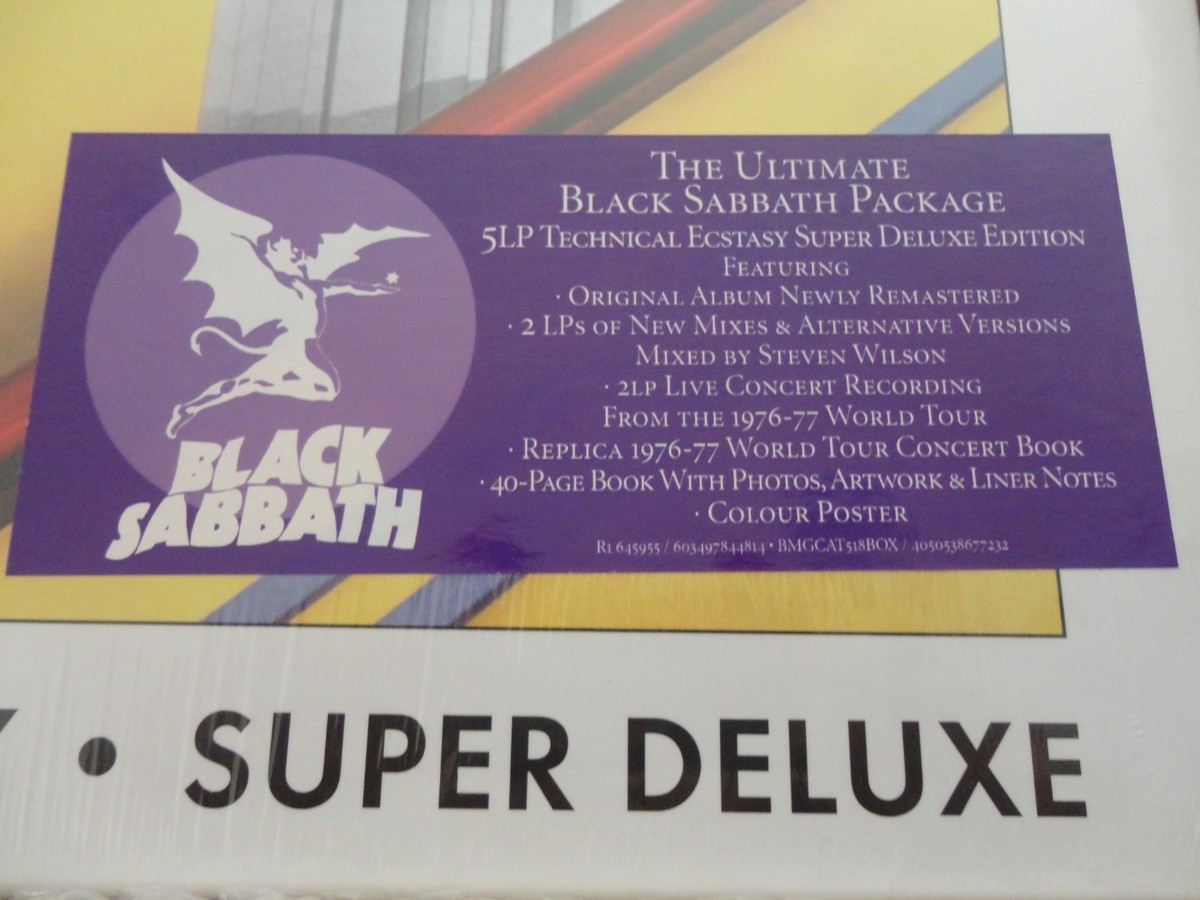 BLACK SABBATH ~ TECHNICAL ECSTASY ~SUPER DELUXE LTD EDITION
