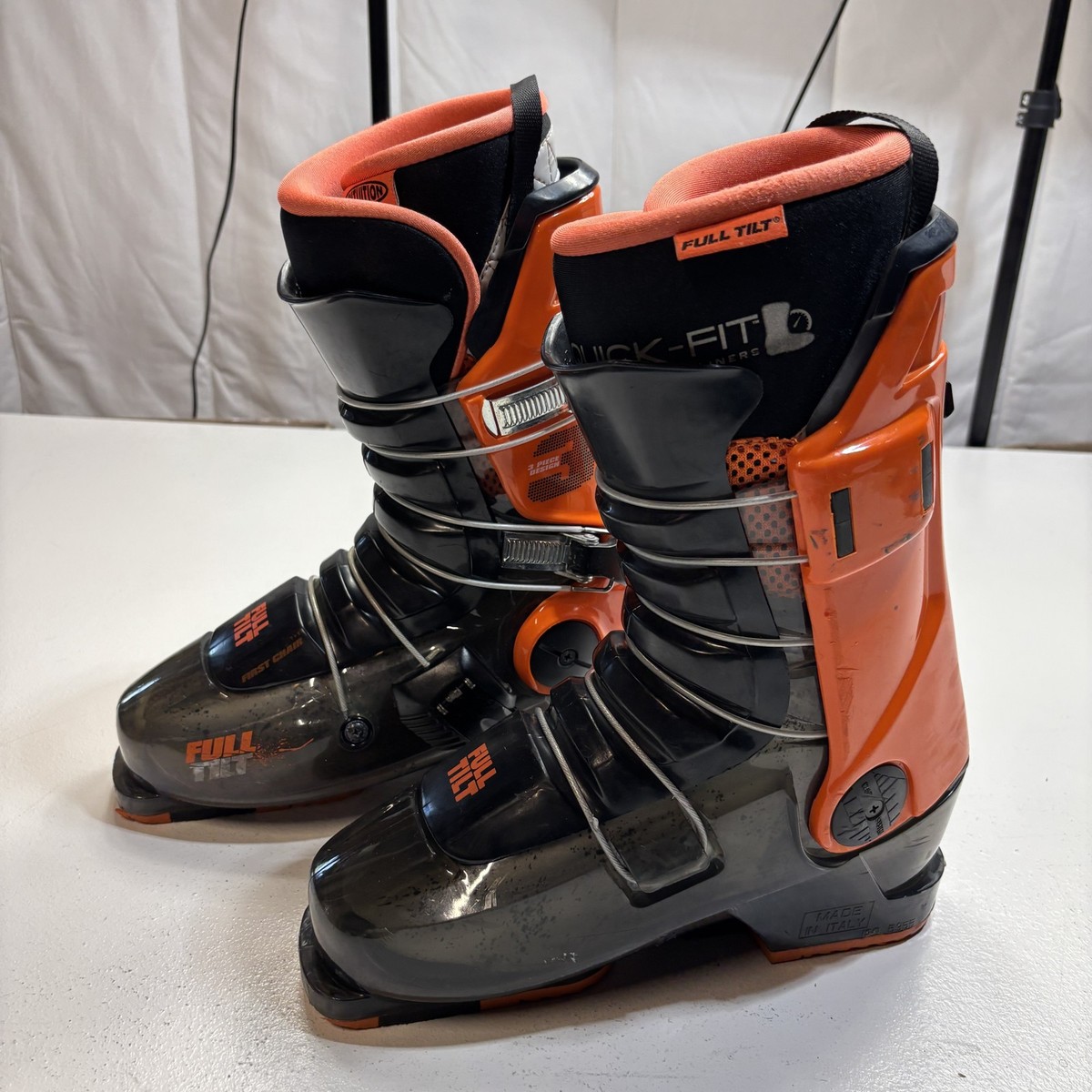 Full Tilt First Chair 8 Ski Boots 26.5 Mondo Black Orange