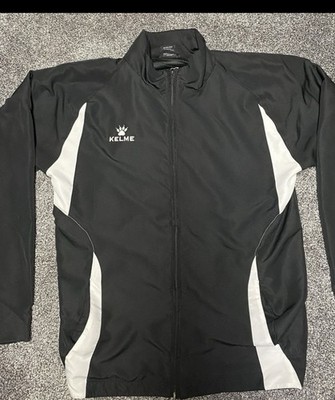 Kelme Retro Windbreaker Jacket Men s XL Black/White