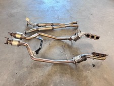 17-20 GENESIS G80 FRONT MID RIGHT & LEFT EXHAUST MANIFOLD DOWN PIPE SET, LOT3584