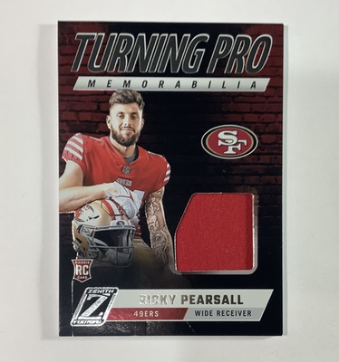 #ad 2024 Panini Zenith Turnin Pro Jersey Ricky Pearsall RC #TPM RPL 49ers $3.25