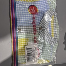 MAGNETIC ME MULTI GINGHAM WOVEN COLLAR SHORT ROMPER 3T