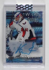 2020 Upper Deck Clear Cut Twisted Tinsel Rookies Vitek Vanecek #TT-VV Auto 0o5t