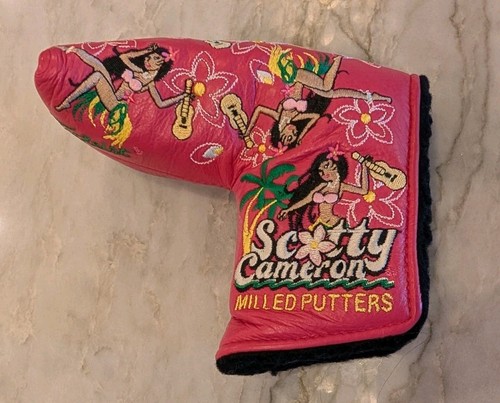Scotty Cameron 2014 Hawaiian Open Hula Girl Pink Blade Headcover New Out Of Bag