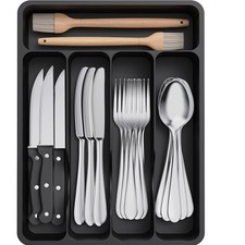 Range Couverts Pour Tiroir, Organisateur Couverts Tiroir Cuisine Rangement