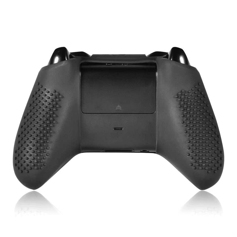 1x Black Silicone Protective Skin Case Cover for Microsoft xBox One Controller - Image 4 of 4