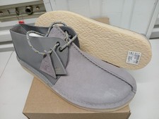 Clarks Originals Mens Desert Trek - Blue / Grey Combi Suede UK 6,7,8 G