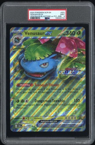 2025 POKEMON SCR EN-STELLAR CROWN JUMBO #001 VENUSAUR EX PSA 9