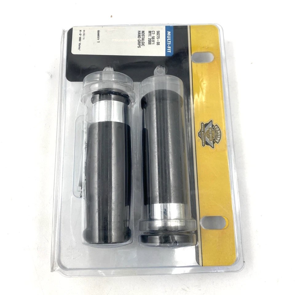 oem Harley 56275-08 Nostalgic Electronic Throttle Hand Grips Pair 08-24 Touring - Image 2 of 4