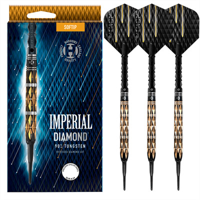 Dartpfeile Harrows Imperial Diamond 90% Softtip Soft Darts Softdart Set