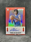 2024 Prizm Deca Bobi Klintman ROOKIE RC Red Auto #/99 Detroit Pistons