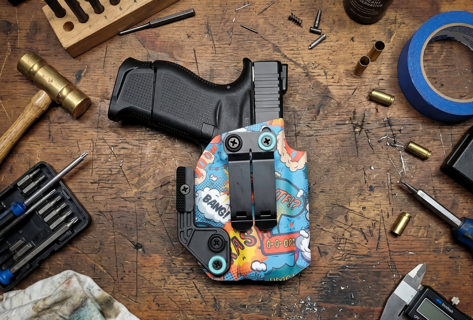 IWB Kydex Holster Optics-Ready – Claw, Adjustable Cant, Wedge – Comic ...