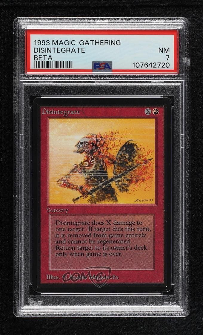 Disintegrate Magic: Limited Edition Beta PSA 7 1993