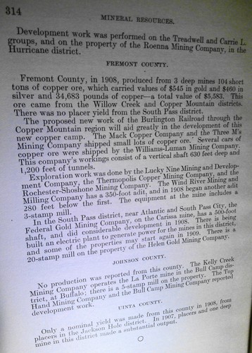 Production of gold, silver, copper, lead, and zinc in the Western States... 1908 - Imagen 11 de 12