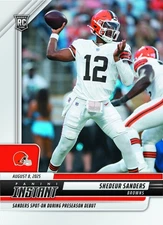 2025 Shedeur Sanders Panini Instan NFL RC #11 Cleveland Browns Free Ship PreSale