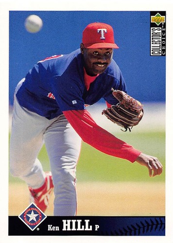 Ken Hill 1997 Collector's Choice 491 Texas Rangers Baseball Card - Picture 1 of 2