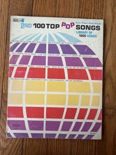2nd 100 TOP POP SONGS Songbook Music Easy Pia...