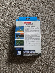 Sonic the Hedgehog (Sega Game Gear, 1991) Complete 100% CIB 1st Print - CGC Wata