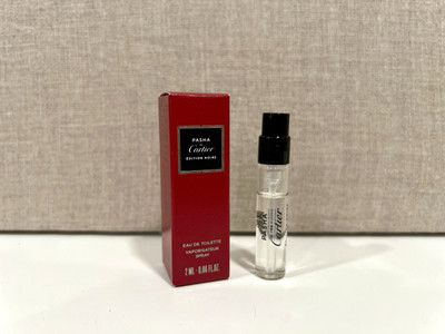 Pasha De Cartier Edition Noire Eau de Toilette EDT Sample Spray .06oz, 2ml NIB