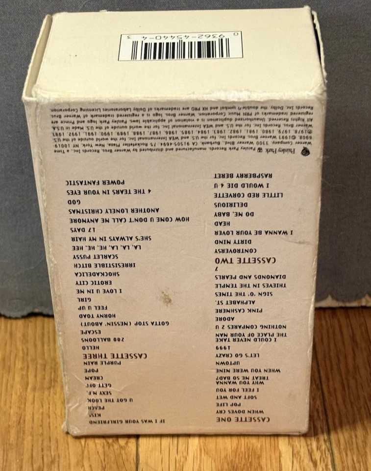The Hits/The B-Sides Box Set by Prince  3 Cassette 1993 RARE Complete Digalog - Image 2 of 4