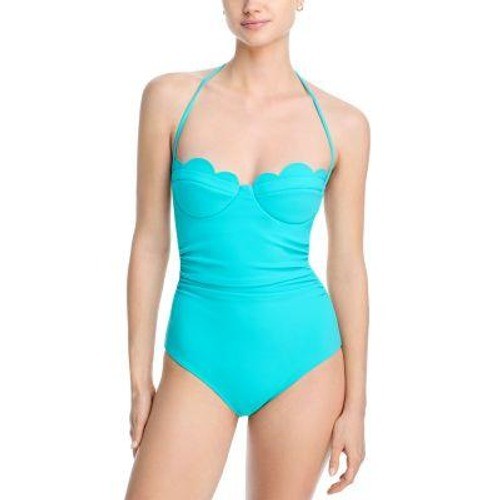 Chiara Boni La Petite Robe Maddy One Piece Swimsuit Womens 6 Aqua $395 NWT