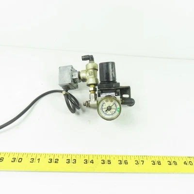 SMC AR2000-01 Modular Pneumatic Regulator 0.05-0.85MPa W/ PS7 Pressure Switch - Image 1 of 4