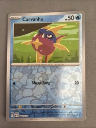 Carvanha 046/197 Obsidian Flames Reverse Holo Common
