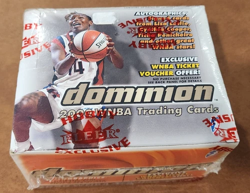 2000 Fleer Dominion WNBA Basketball Factory Sealed Hobby Box Signed Cards