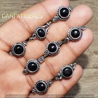 Black Onyx Gemstone Ring Wholesale Lot 925 Sterling Silver Plated Rings Jewelry