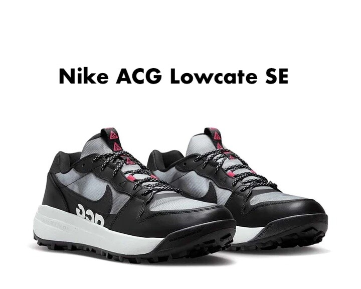 Nike ACG Lowcate SE Mens Trail Running Training Shoe Black  display picture 3