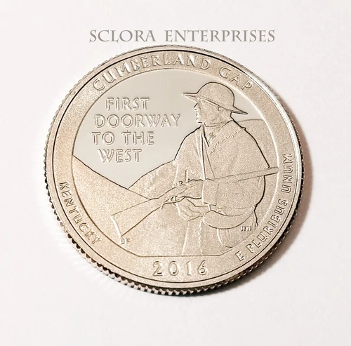 2016-S America the Beautiful Quarters Cumberland Gap Proof — photo from the most recent tracked eBay sale