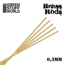 Pinning Brass Rods 0.3mm - Green Stuff World - 10205