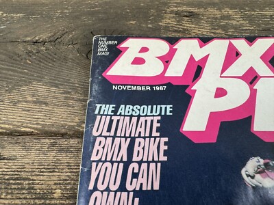 November 1987 Bmx Plus Magazine Old School Vintage | eBay