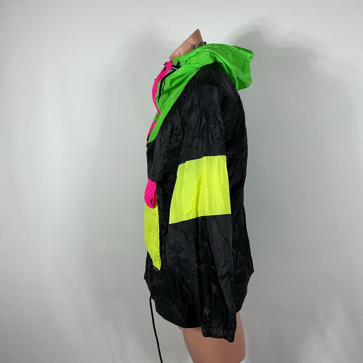 好配色90s   Down Anorak Vintage 90's GAP Anorak Striped Windbreaker Jacket
