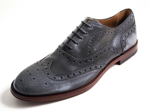 Paul Smith Wingtip Brogues Gray Leather 