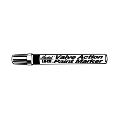 Markall 96822 Red Valve Action Paint Marker - Medium Tip