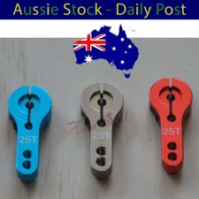 1pcs GREY 25T M3 Aluminium RC Servo Arm Horn CNC for Savox Power