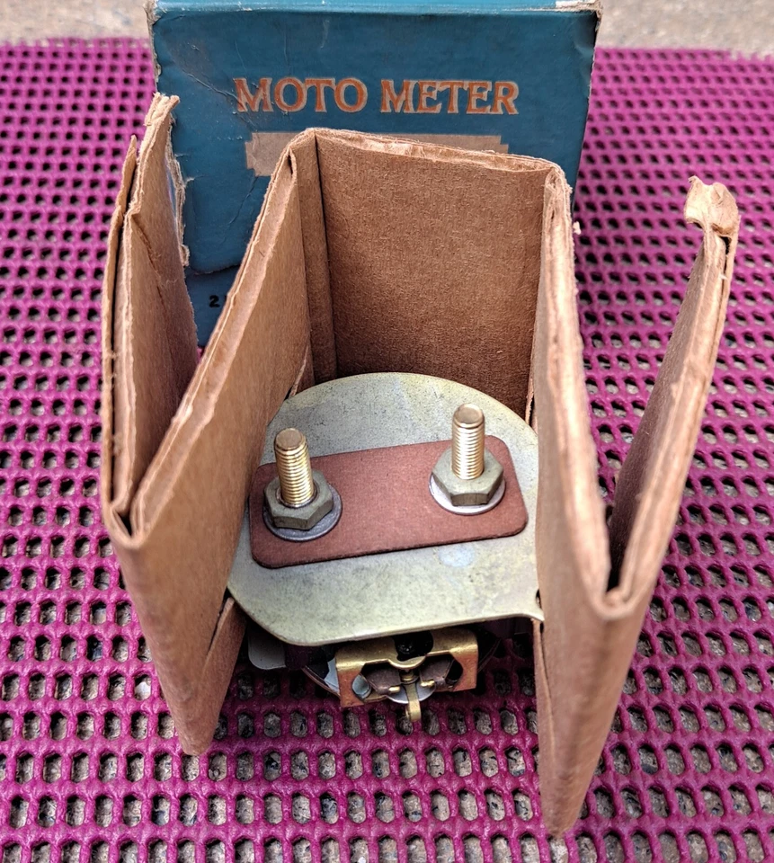 1939 Dodge Deluxe Special D11 NOS MoPar Dash Cluster AMP GAUGE AMMETER - Image 2 of 2