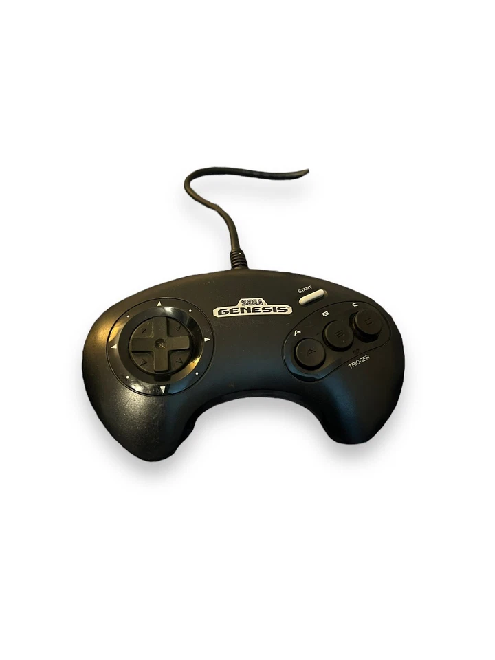 Sega Genesis Model 2 MK-1631 BARELY USED!! Cords Controller Tested W/ Game - Image 3 of 4