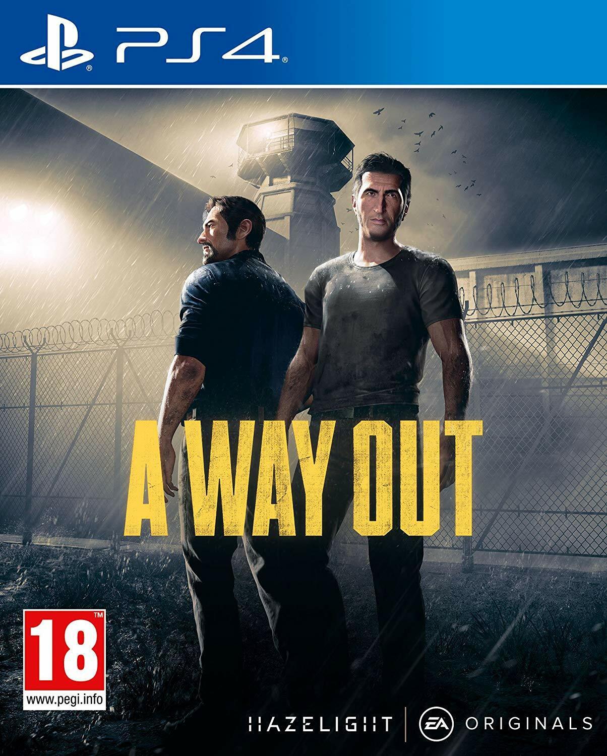 zeevruchten melk Reusachtig A Way Out Playstation 4 PS4 & PS5 COMPATIBLE Prison Escape 2 Player Co-Op  Fun 5030945122760 | eBay