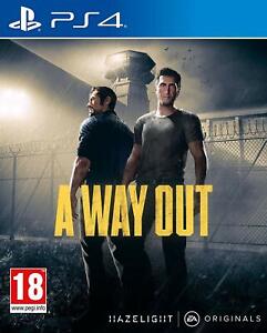 A Way Out Playstation 4 Ps4 Free Uk Postage Prison Escape 2 Player Co Op Fun Ebay