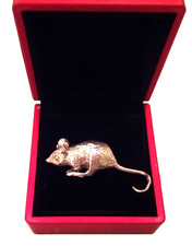 Sterling Silver Field Mouse Figurine Statue 🐭