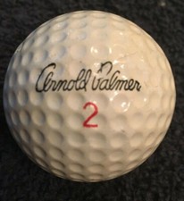 VINTAGE Logo Golf Ball.." ARNOLD PALMER / NEWSWEEK  " SCARCE 