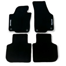 Car Floor Mats Velour For Vw Passat Se Waterproof Black Carpet Auto Liners New