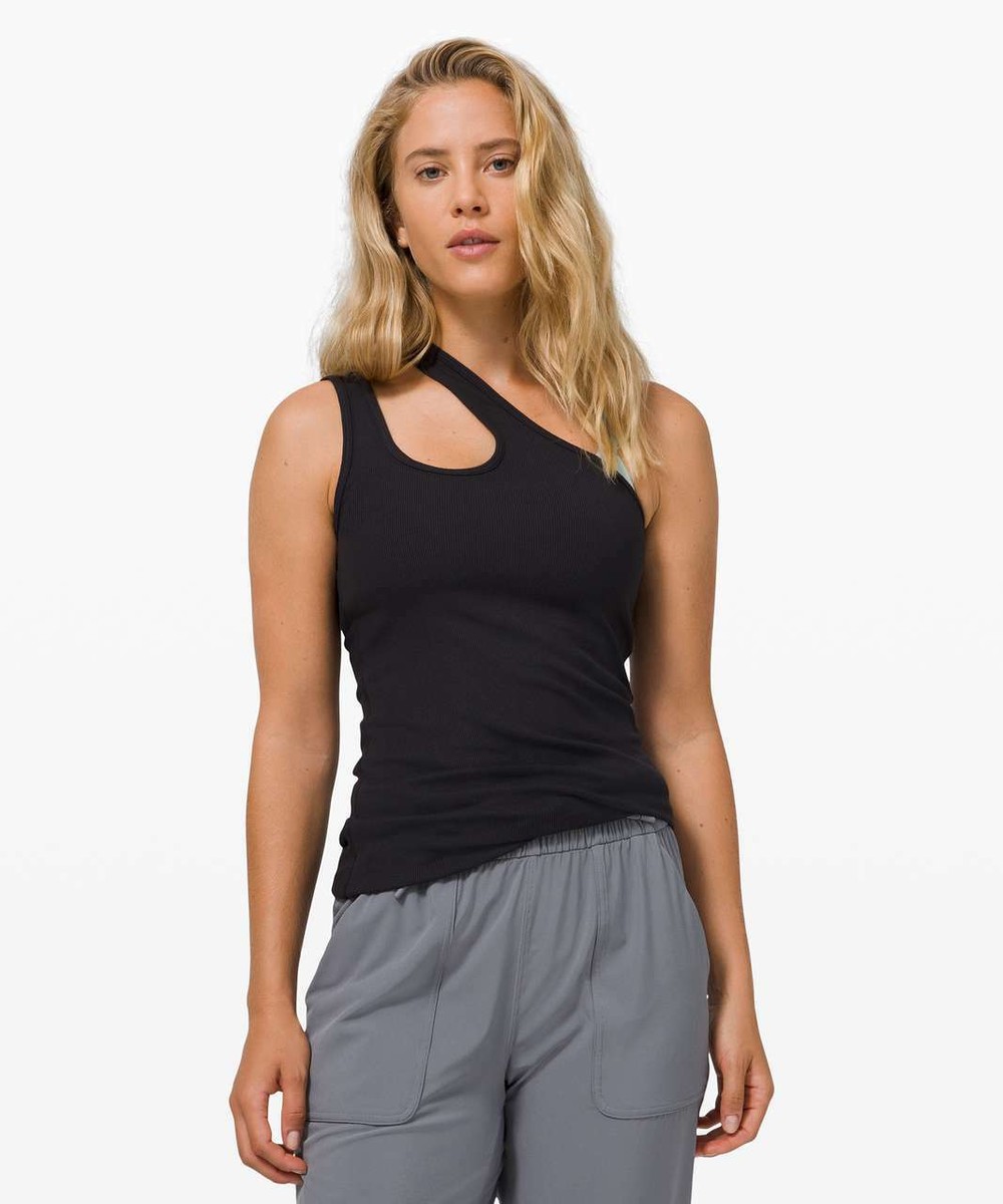 Lululemon ヨガウェアセット ブラック XS クロスバンド ハイネックヨガブラ *ライトサポート、B/Cカップ