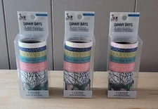 Maggie Holmes Sunny Days WASHI TAPE SPOOLS #350809 Lot of 3 Packs