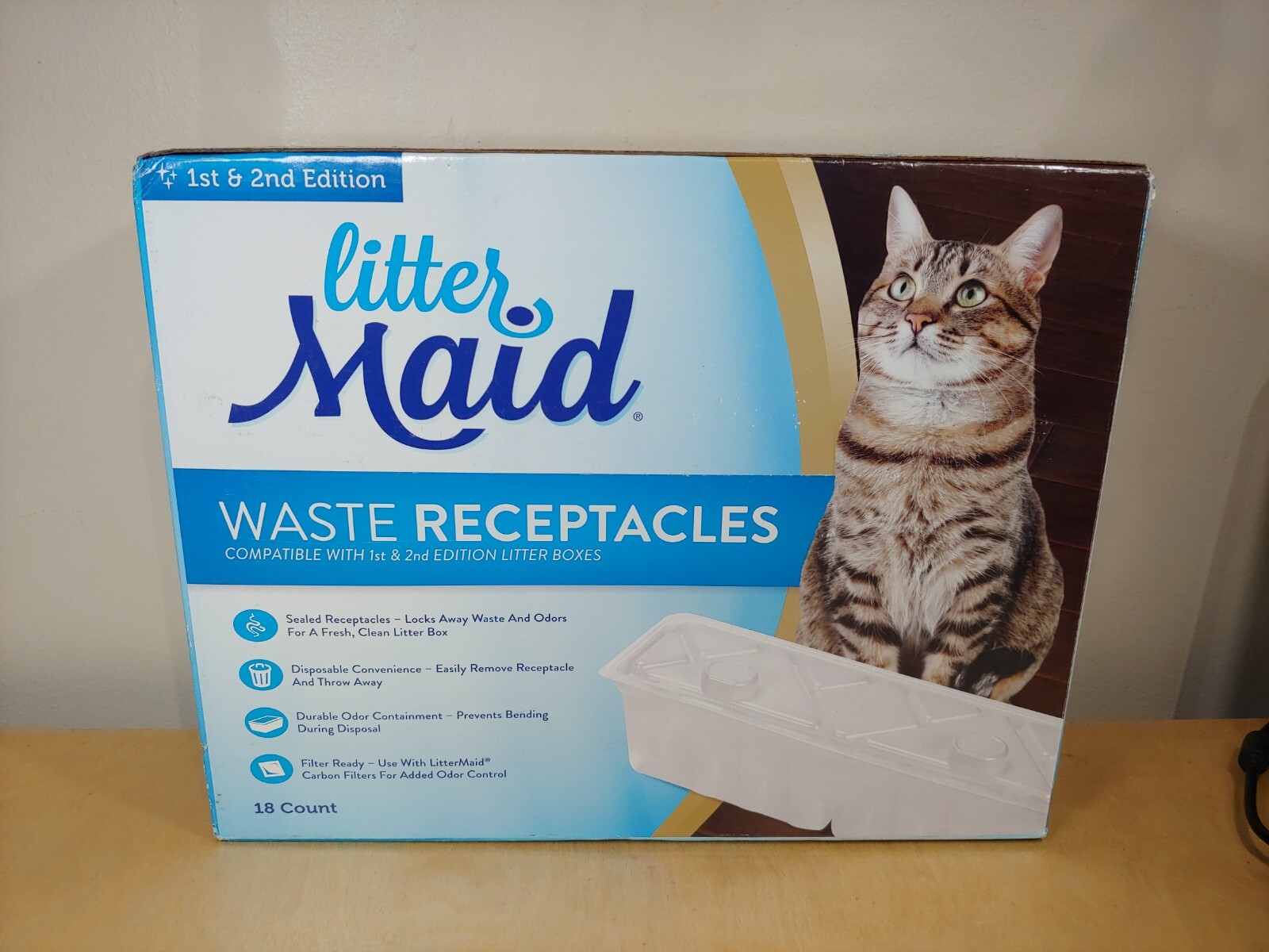 LitterMaid Waste Receptacles 18 count 1st 2nd Edition Litter Box eBay