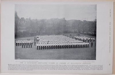 1896 BURENKRIEGSZEIT 1. BATAILLON GRENADIER GUARDS PARADE WELLINGTON BARRACKS