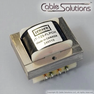 1:1/1:2 Line Audio Output Transformer Jensen Transformers JT-123-FLPCH